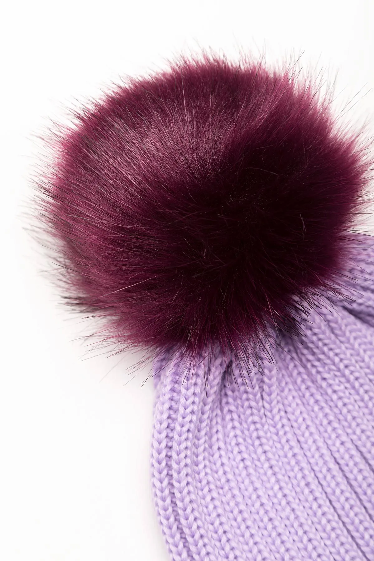 Ladies Pom Pom Hat - Poppy