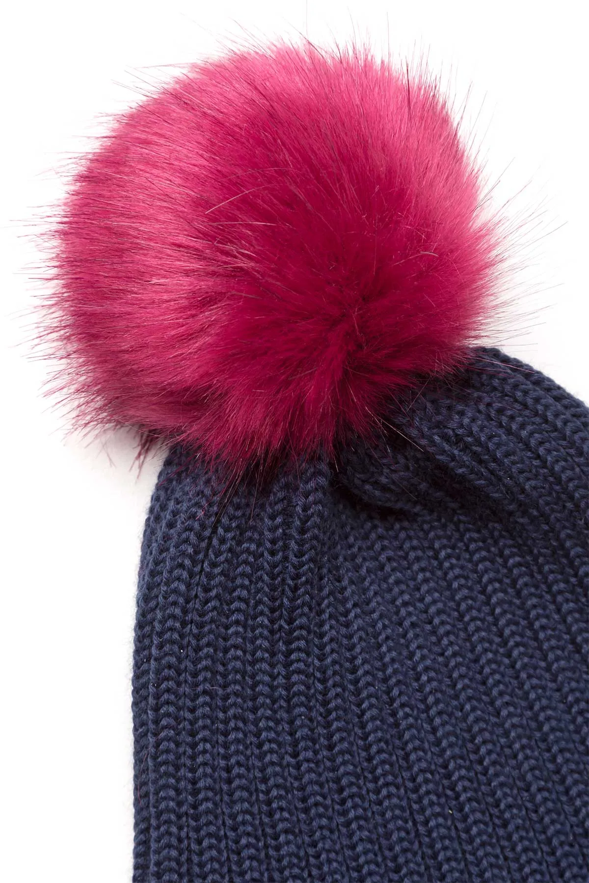 Ladies Pom Pom Hat - Poppy