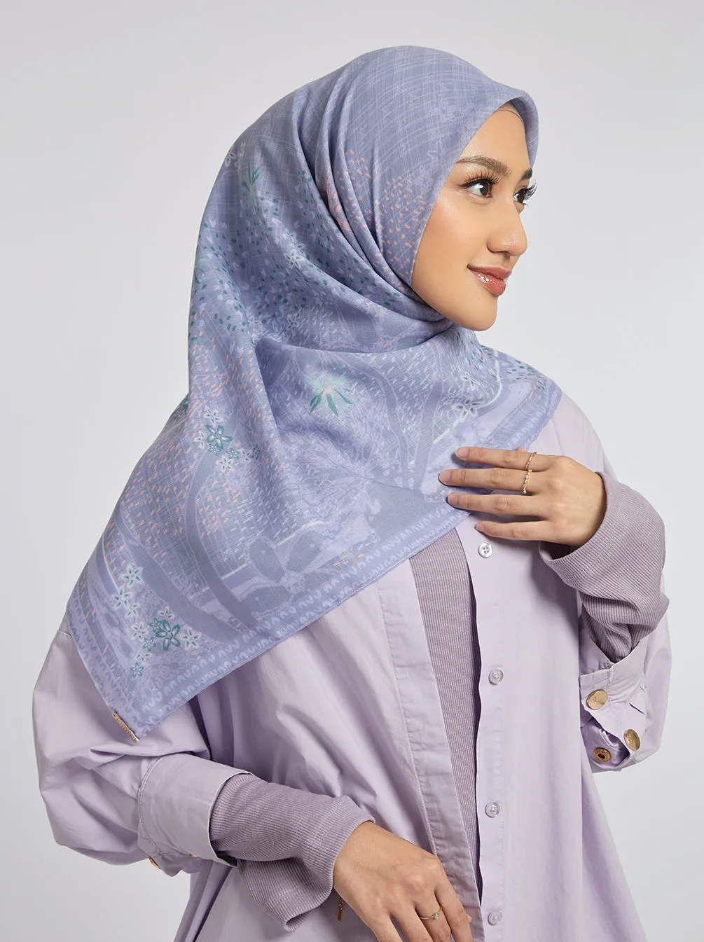 LIBERA SCARF ASH PURPLE