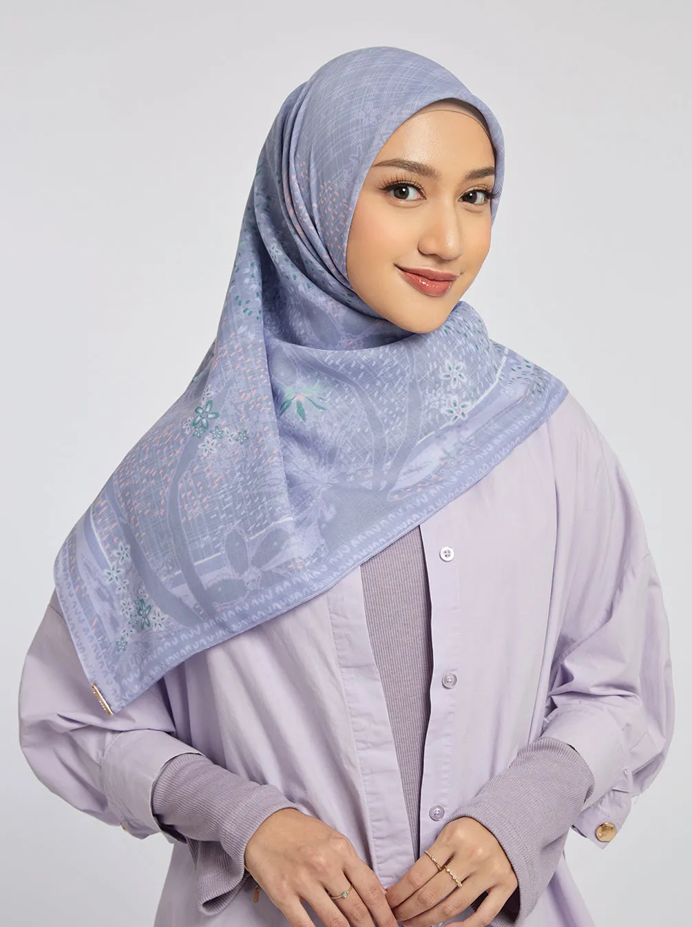 LIBERA SCARF ASH PURPLE