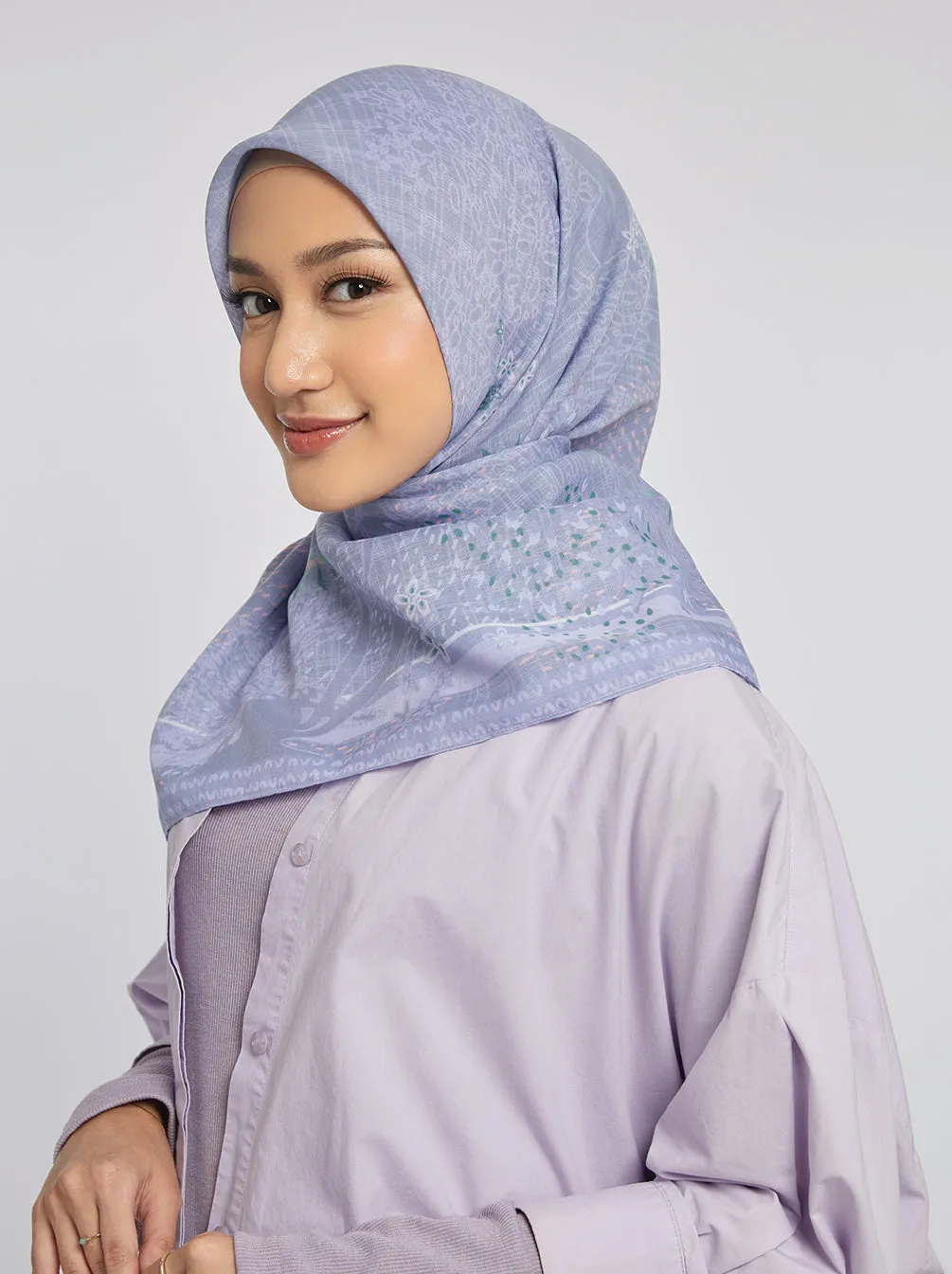 LIBERA SCARF ASH PURPLE