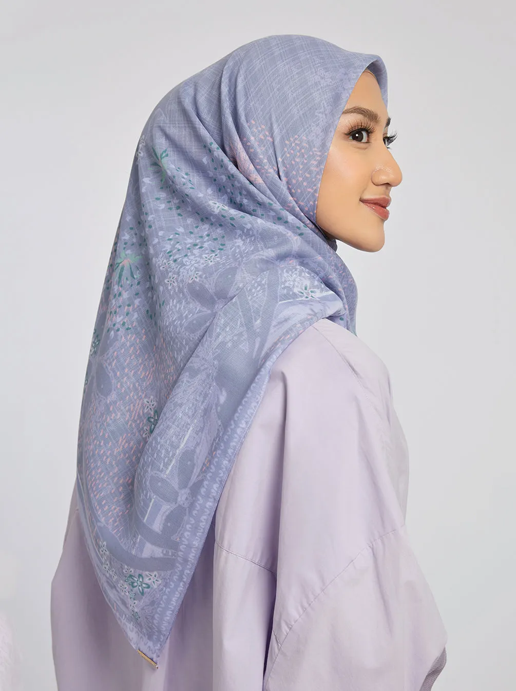 LIBERA SCARF ASH PURPLE