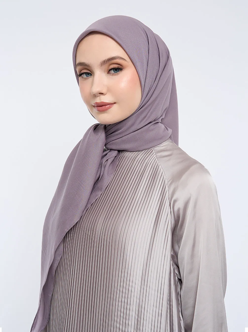 LIGHT VOILE SCARF PLAIN TAUPE