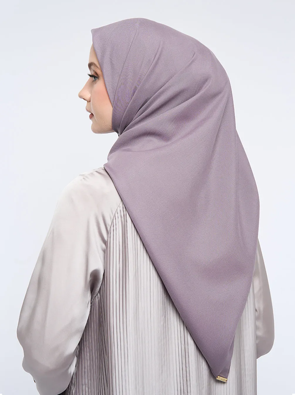 LIGHT VOILE SCARF PLAIN TAUPE