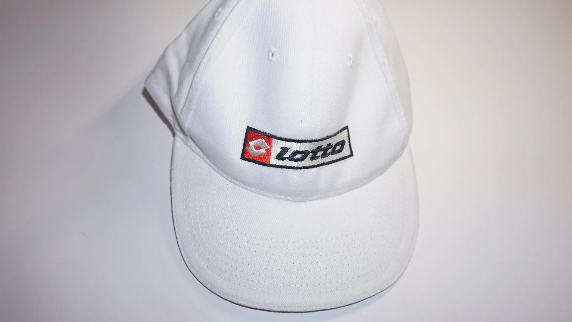 Lotto Cap (White - Red Lotto Logo)