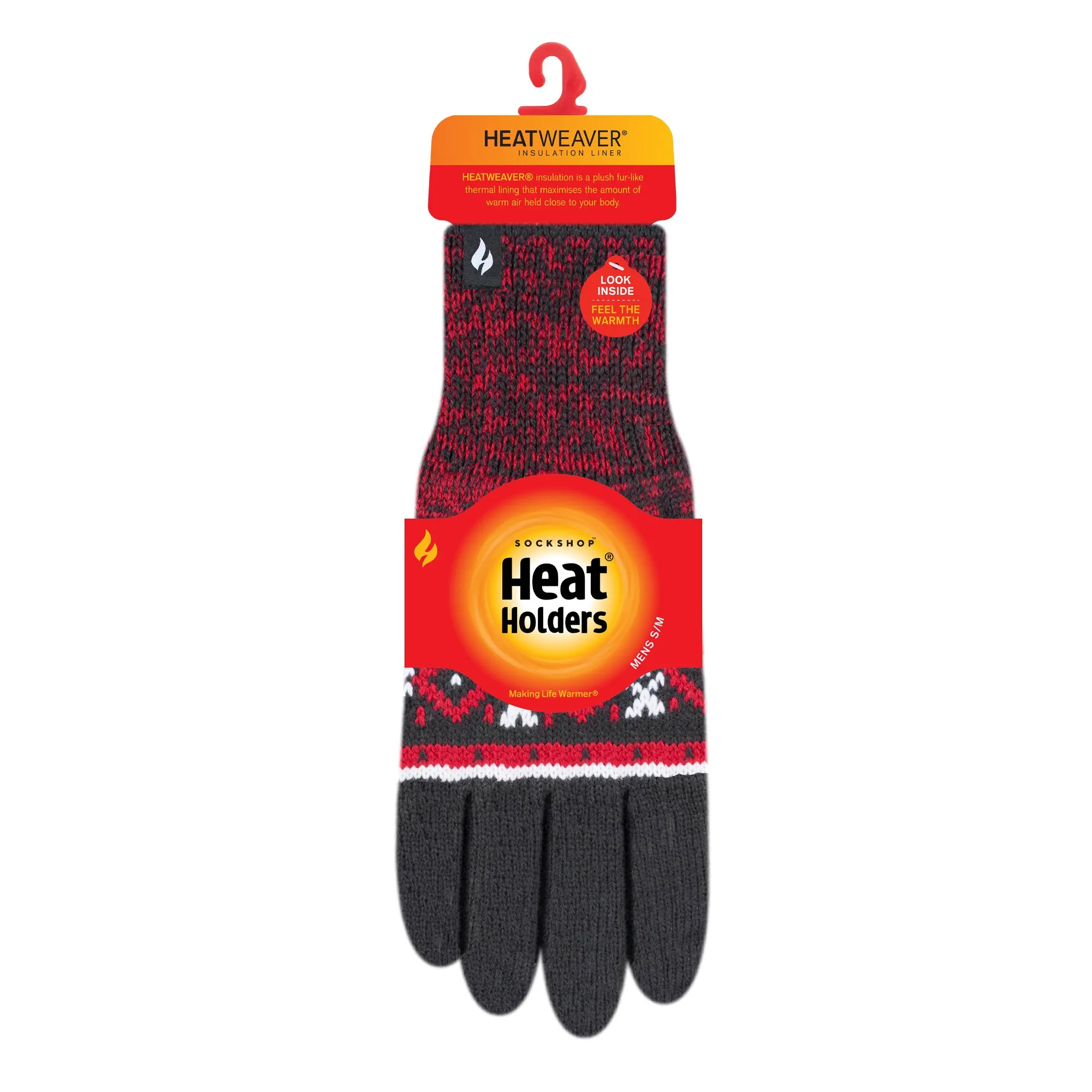 Mens Karlstad Thermal Gloves - Charcoal