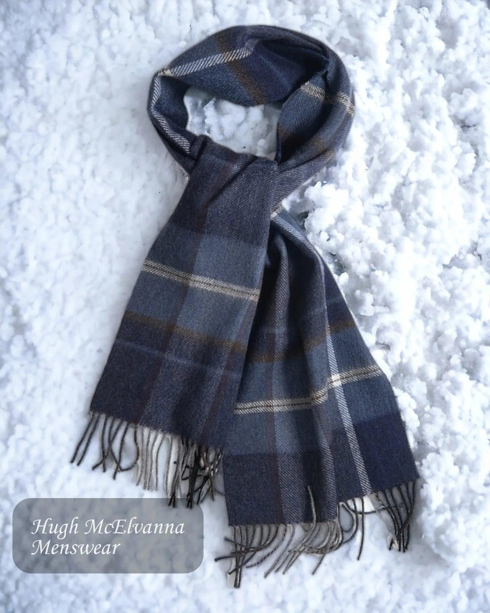 Mens Pure Wool Scarf Style Patel