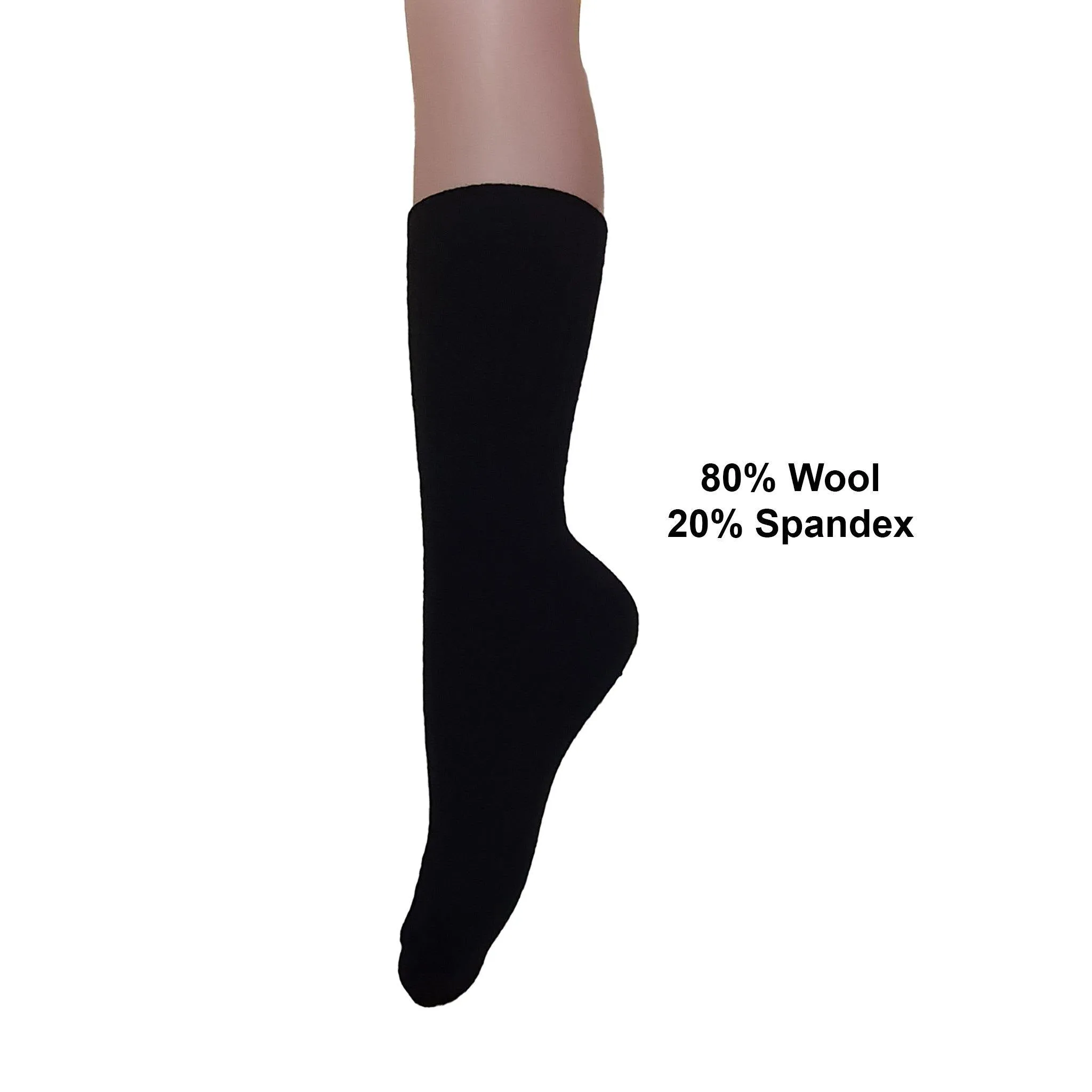 Mid Calf Wool Socks (Unisex) / Mid Calf Winter Socks