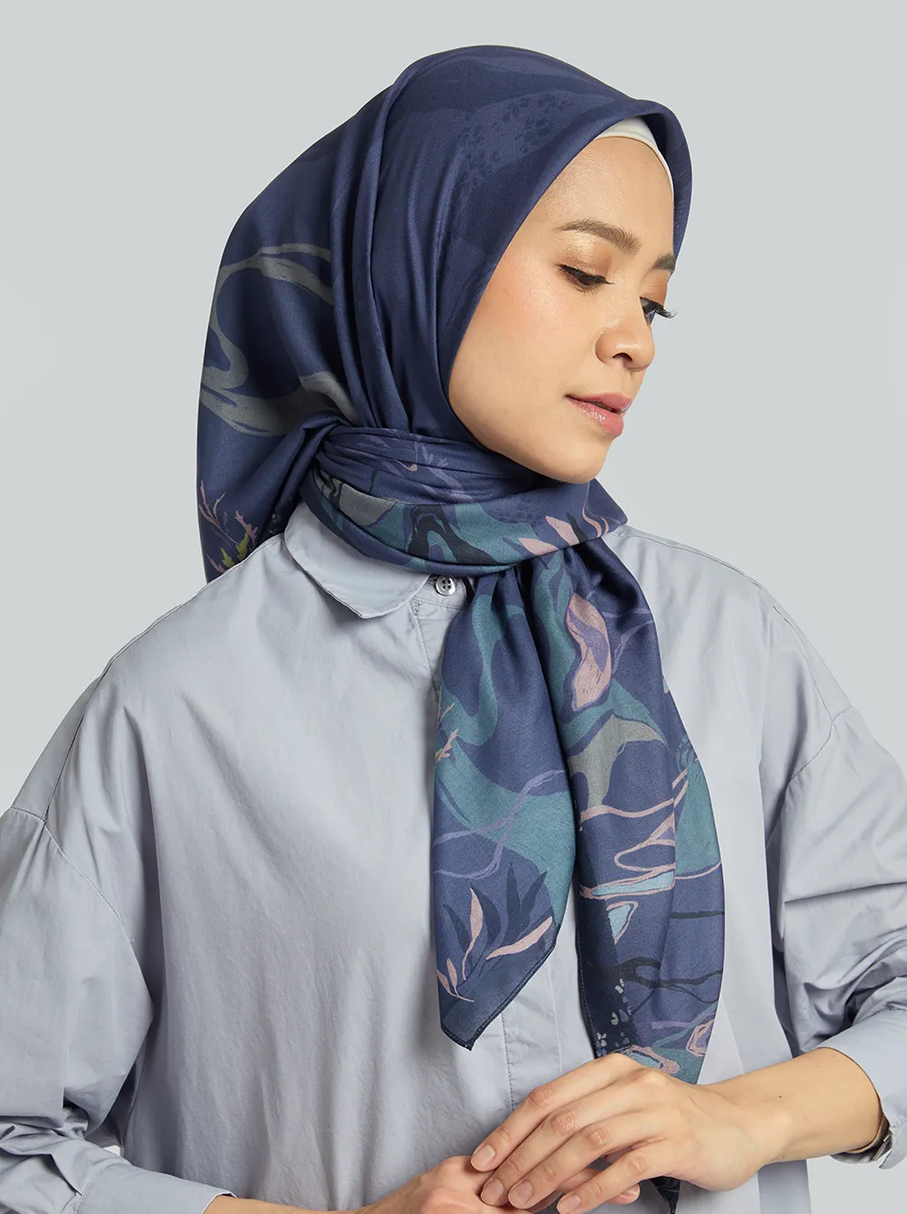 MINKA SCARF COBALT