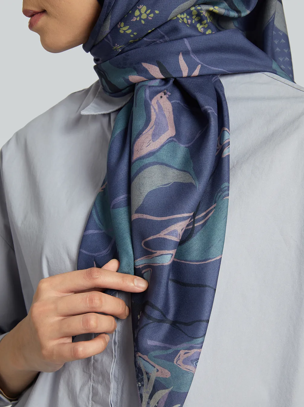 MINKA SCARF COBALT