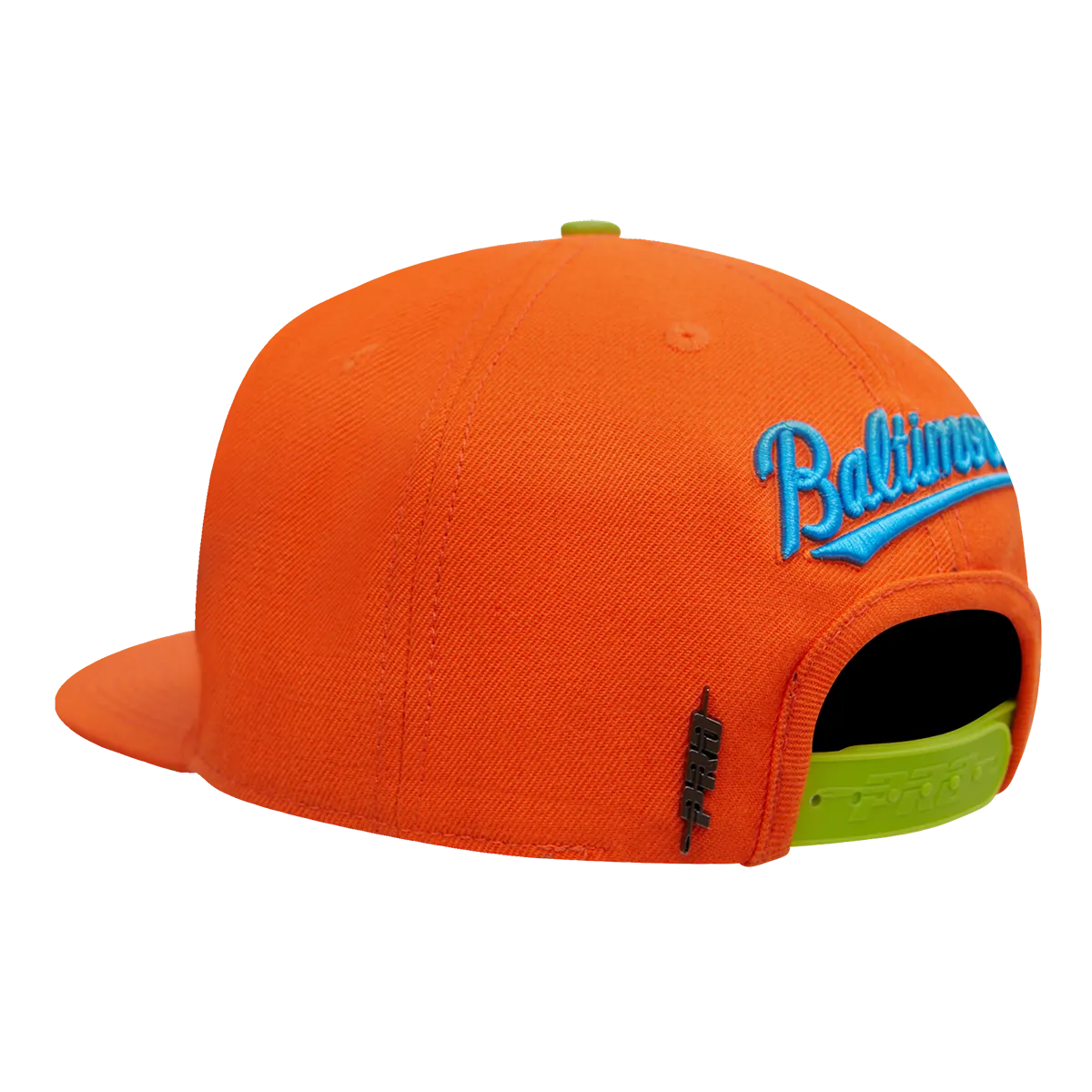 MLB BALTIMORE ORIOLES COOPERSTOWN NEON WOOL UNISEX SNAPBACK HAT (NEON ORANGE)