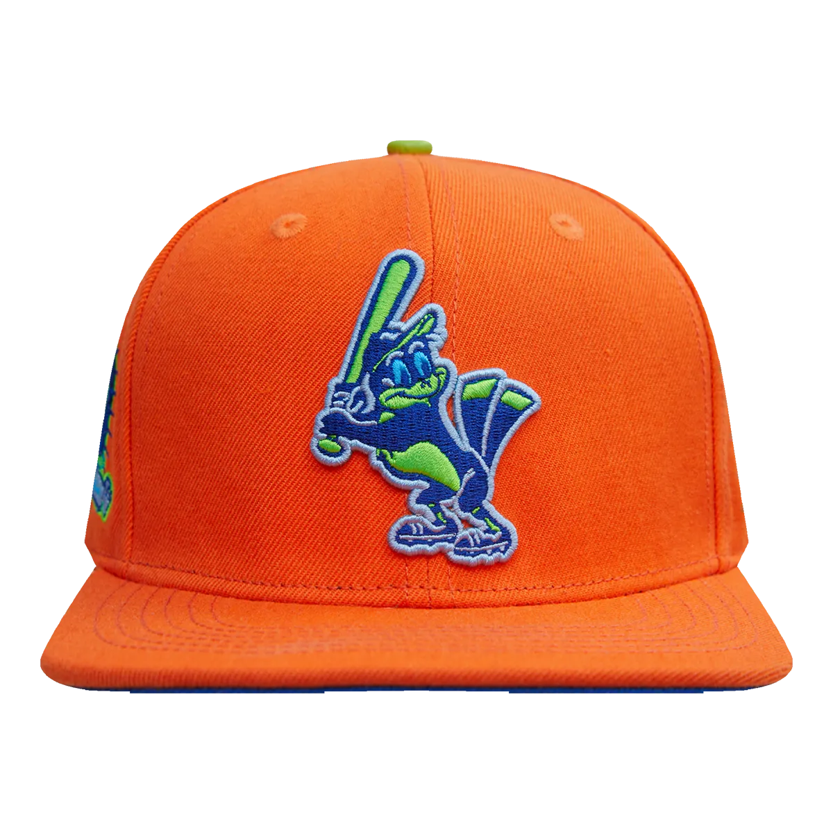 MLB BALTIMORE ORIOLES COOPERSTOWN NEON WOOL UNISEX SNAPBACK HAT (NEON ORANGE)