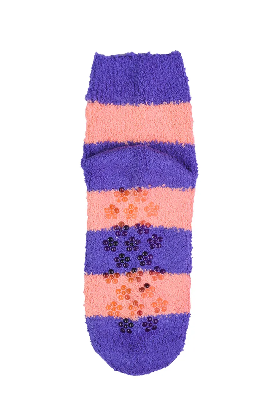 MOPAS PLUSH SOFT SOCKS NON SKID (30302_STRIPE-A)