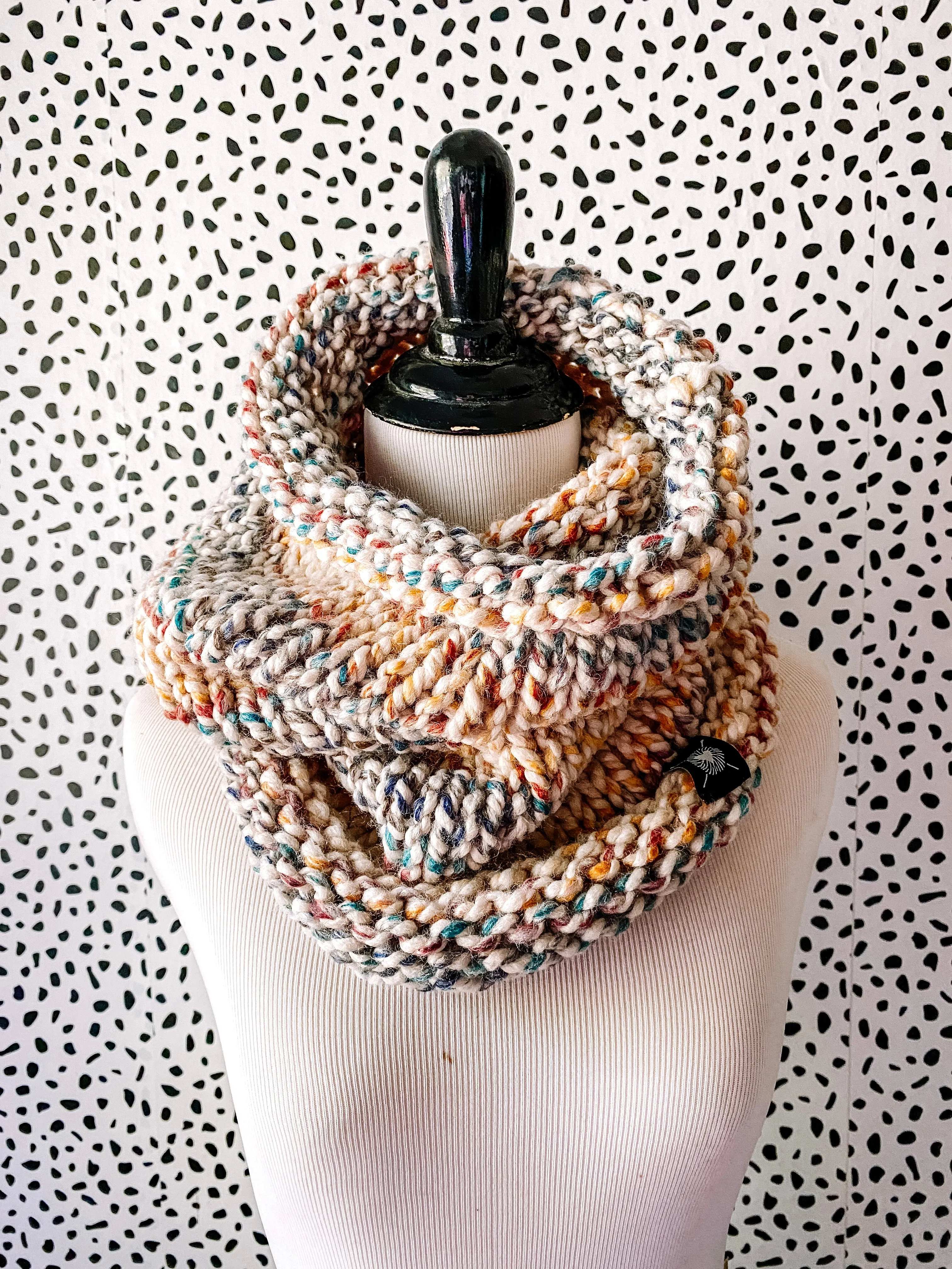 Neckwarmer in Autumn Rainbow