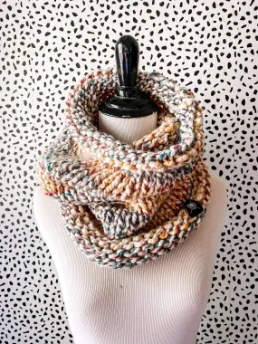 Neckwarmer in Autumn Rainbow