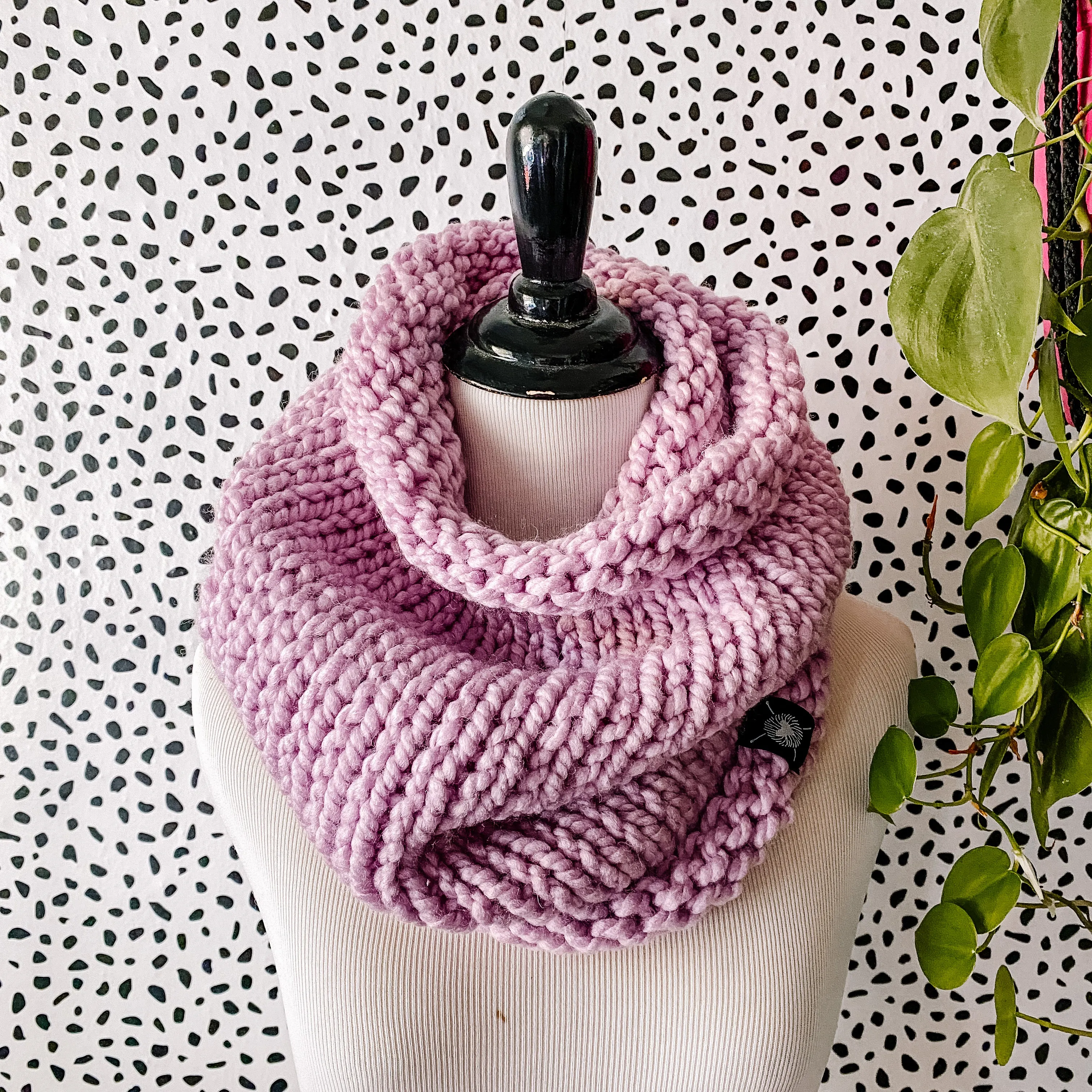 Neckwarmer in Lilac