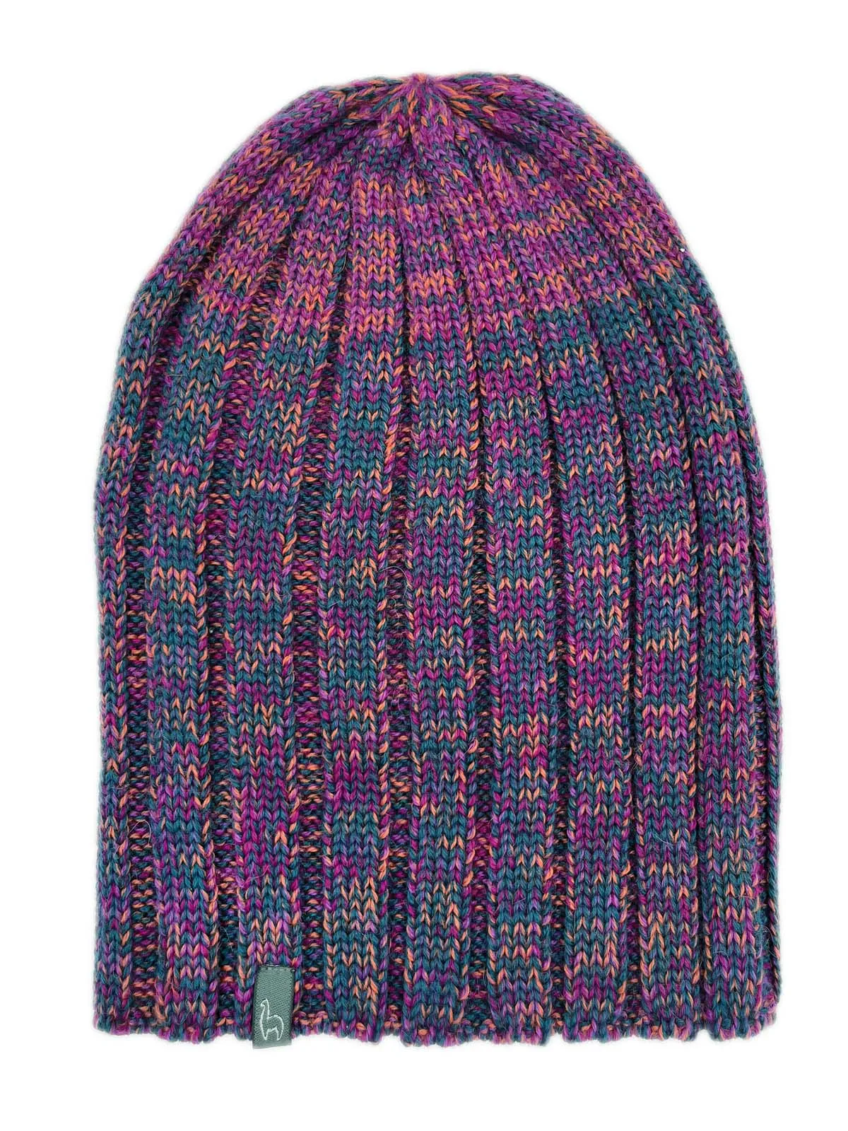 NEW! Alpaca Beanie Hat - Accordion - Berry Burst