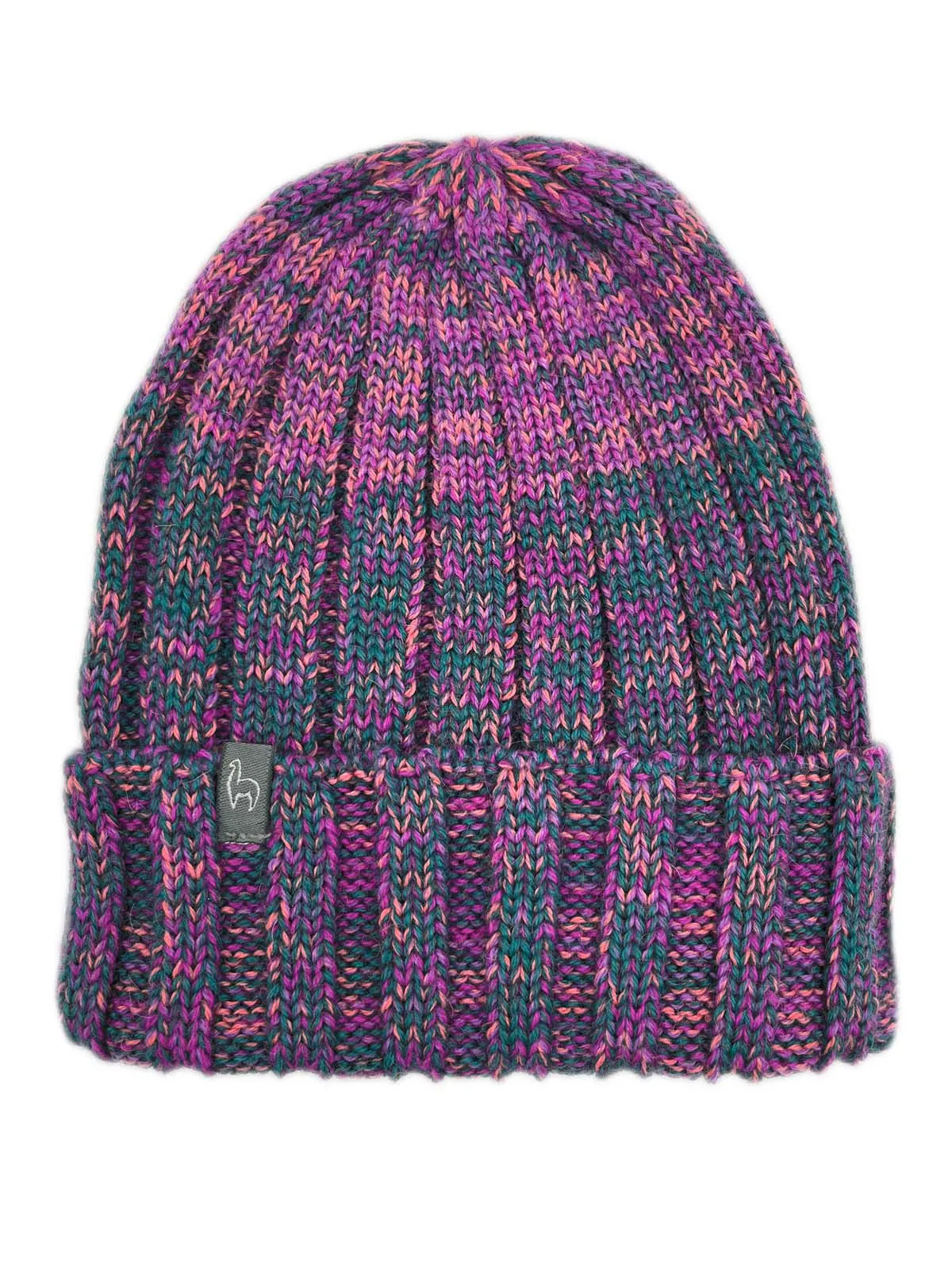 NEW! Alpaca Beanie Hat - Accordion - Berry Burst