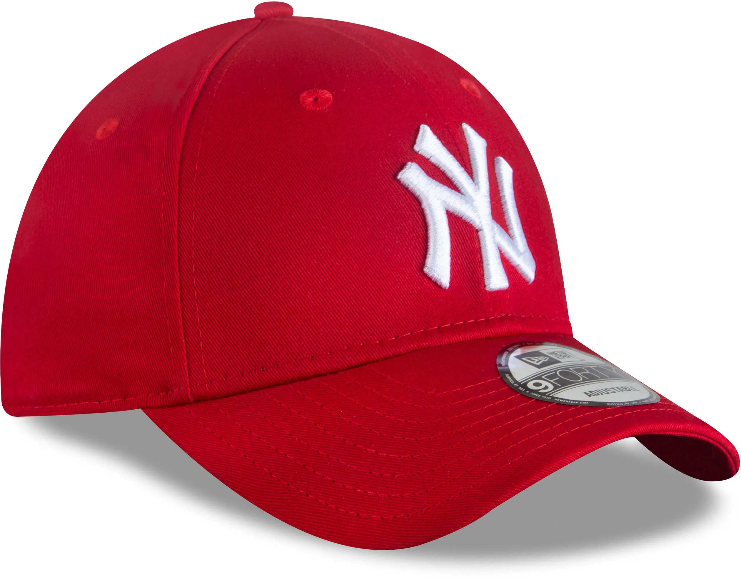 New York Yankees New Era 9Forty League Basic Scarlet Baseball Cap