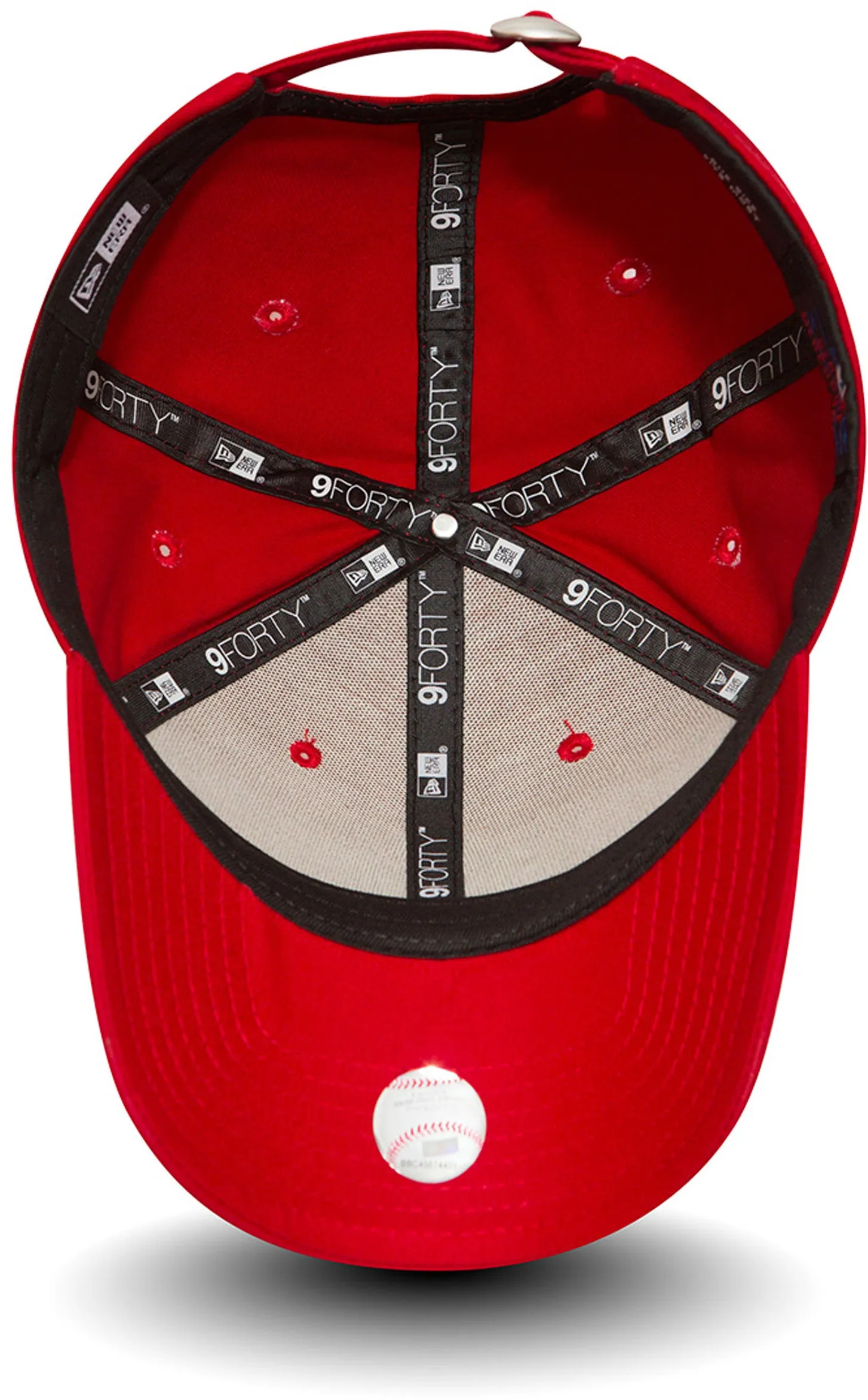 New York Yankees New Era 9Forty League Basic Scarlet Baseball Cap