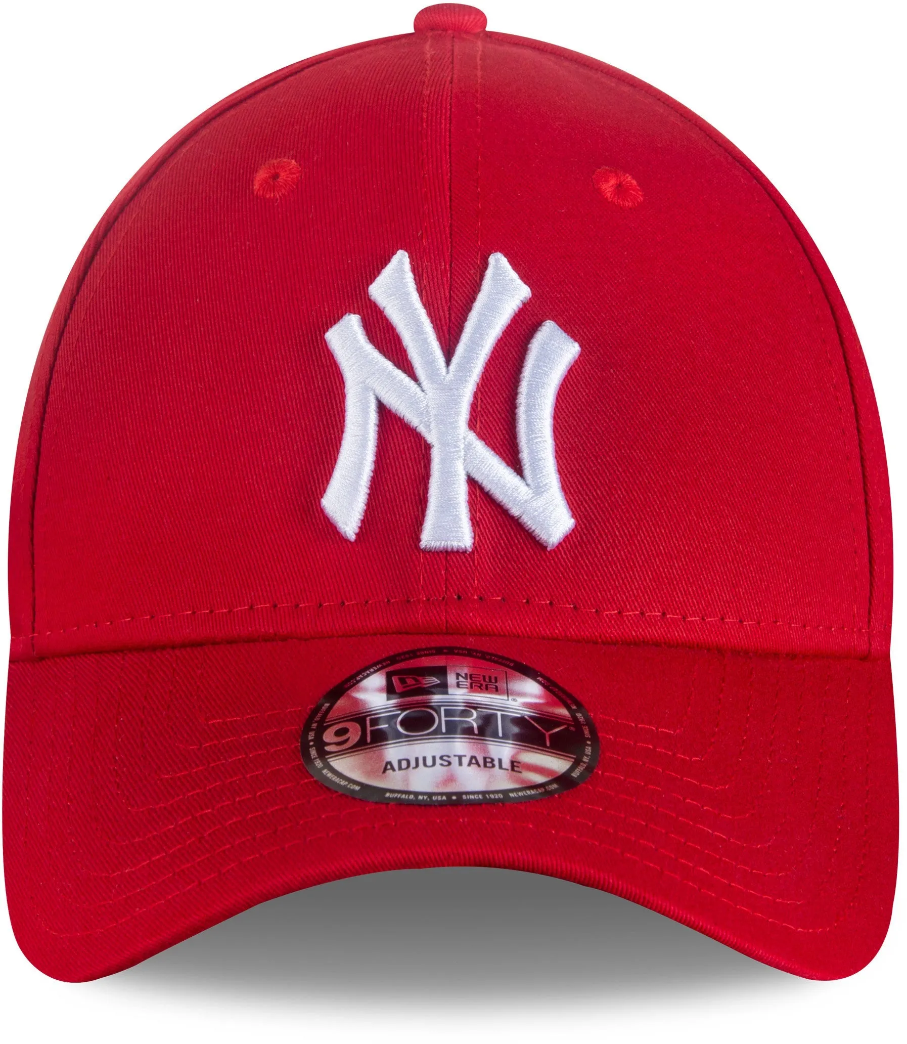 New York Yankees New Era 9Forty League Basic Scarlet Baseball Cap