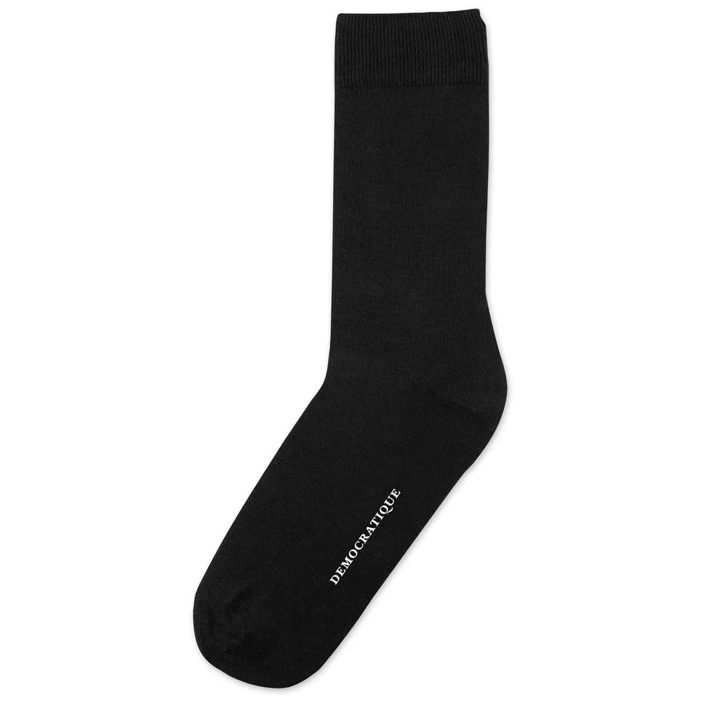 Originals Solid Color Socks Black