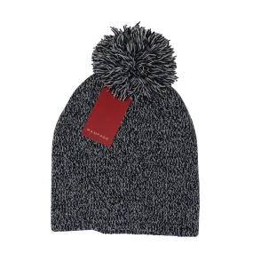 Rampage Women’s Slouchy Marled Knit Beanie Cap With Pom Pom - Fall Winter Accessories