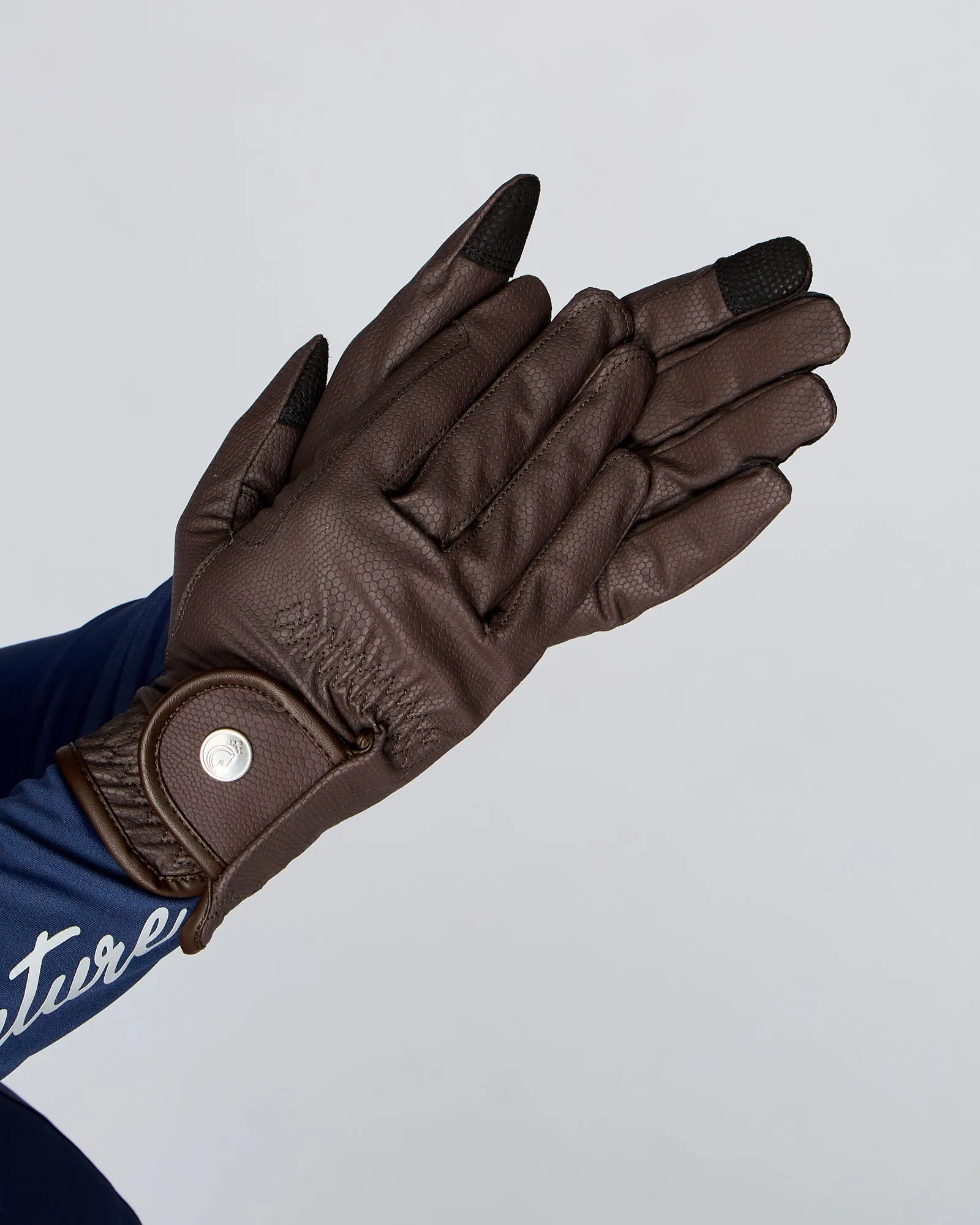 SmartGrip Horse Riding Gloves - BROWN