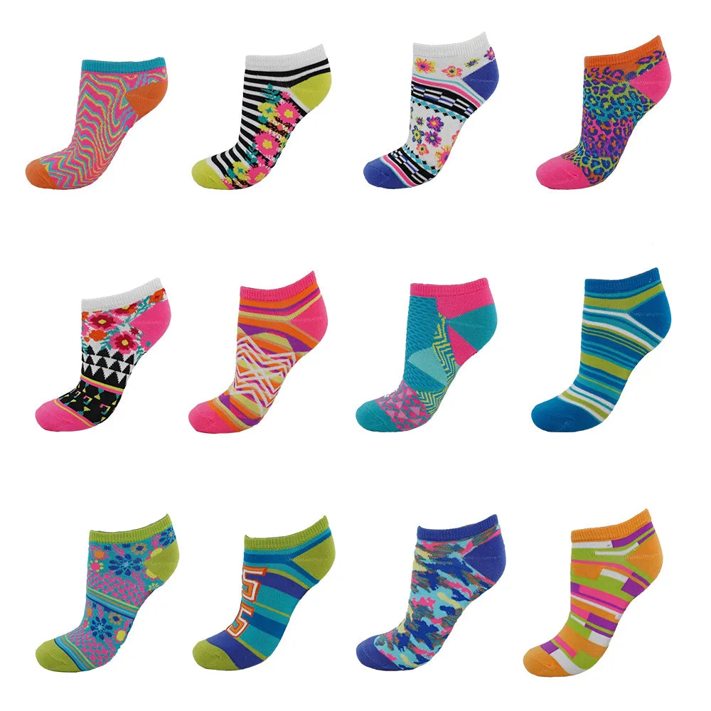 Sof Sole Women's Socks All Sports Lite No Show 6-pack (Mix & Match pattern)