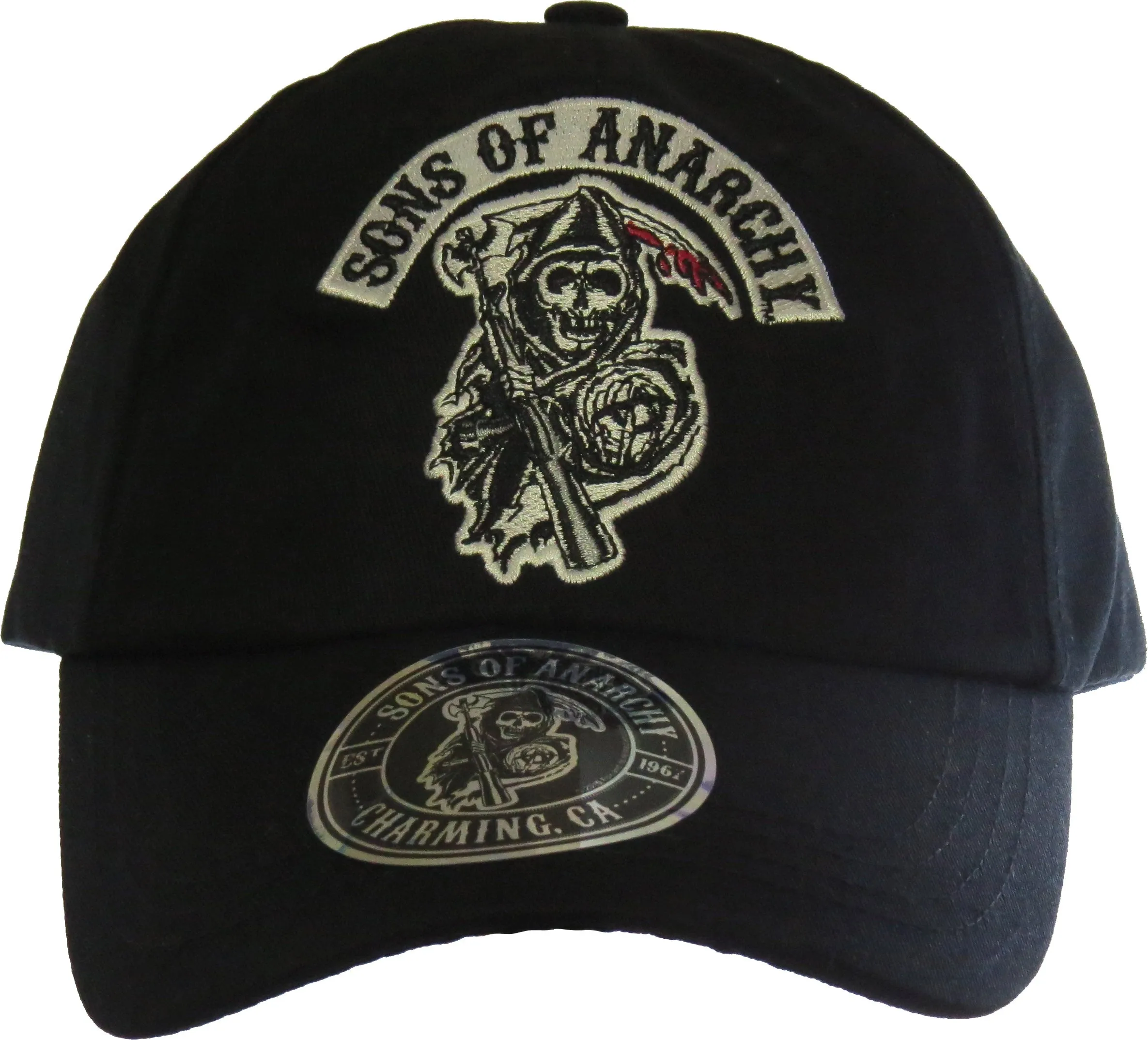 Sons Of Anarchy SAMCRO Black Adjustable Baseball Cap