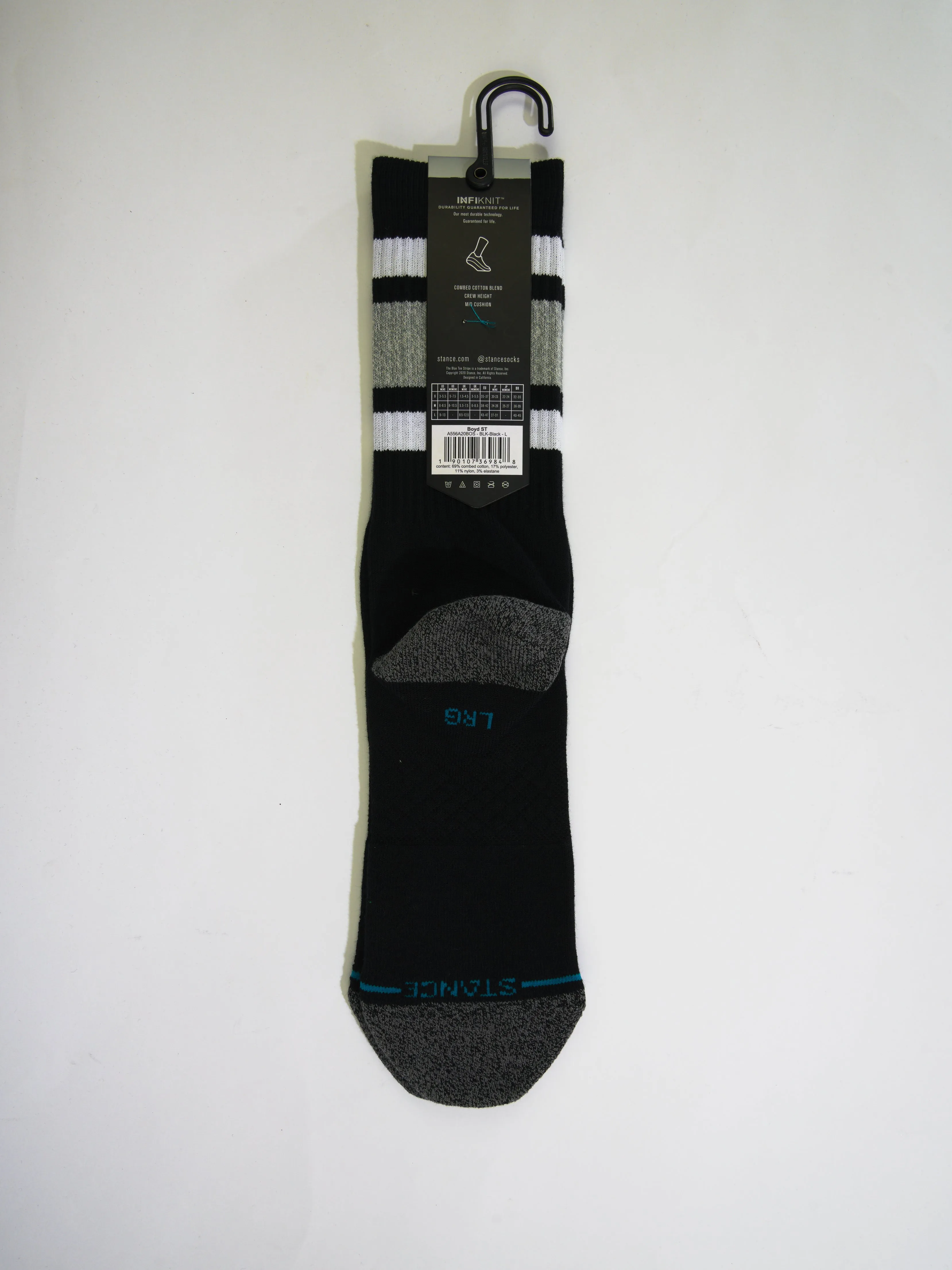 Stance - Boyd St Infiknit Performance Socks - Black / White