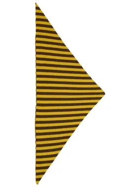 Striped Triangle Neckerchief Military & Turmeric