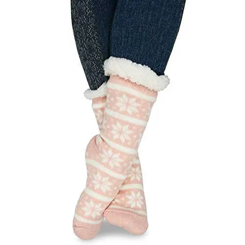 TeeHee Socks Women's Double Layered Polyester Crew Animal Print 3-Pack (12275)