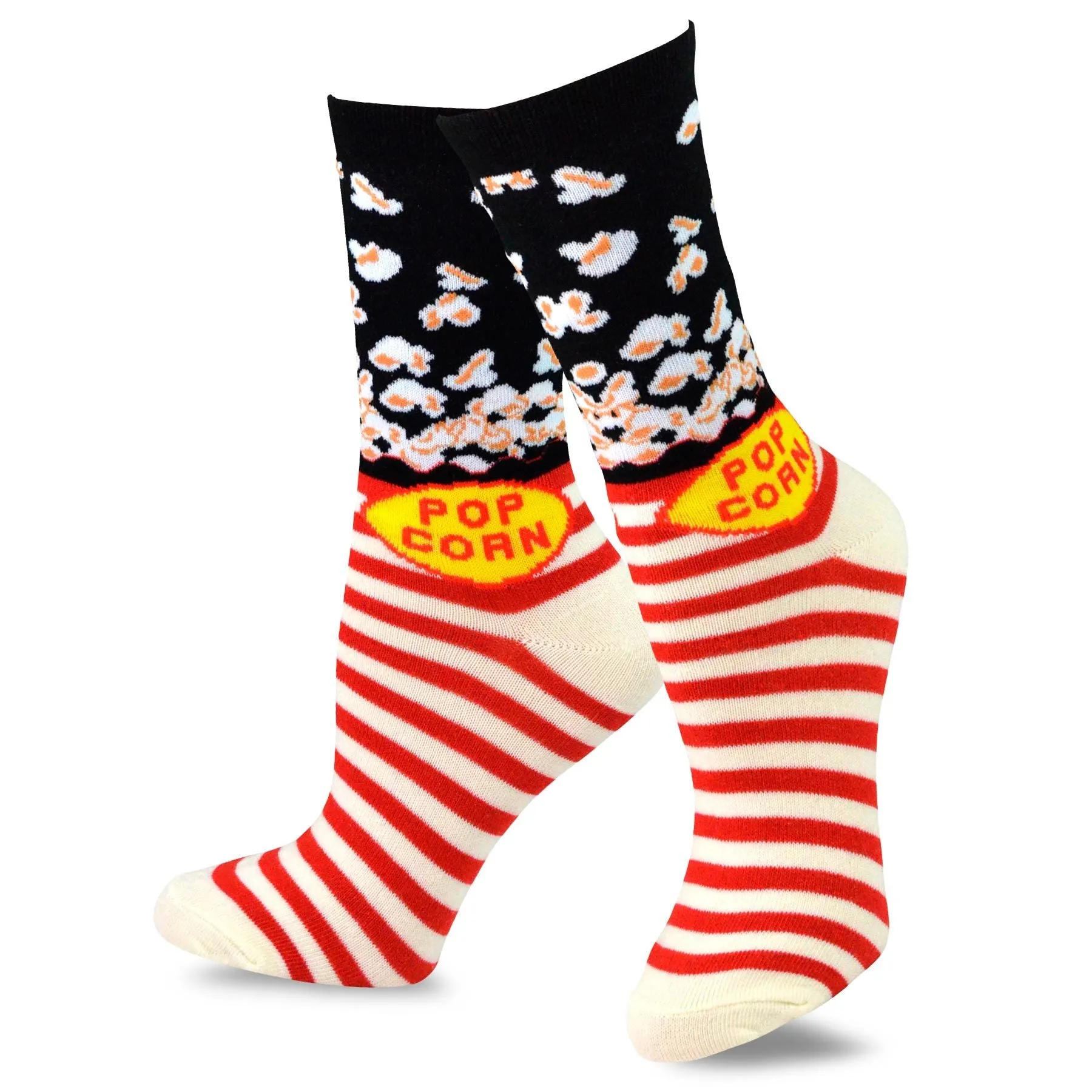 TeeHee Socks Women's Novelty Cotton Crew Style 3 6-Pack (12008)