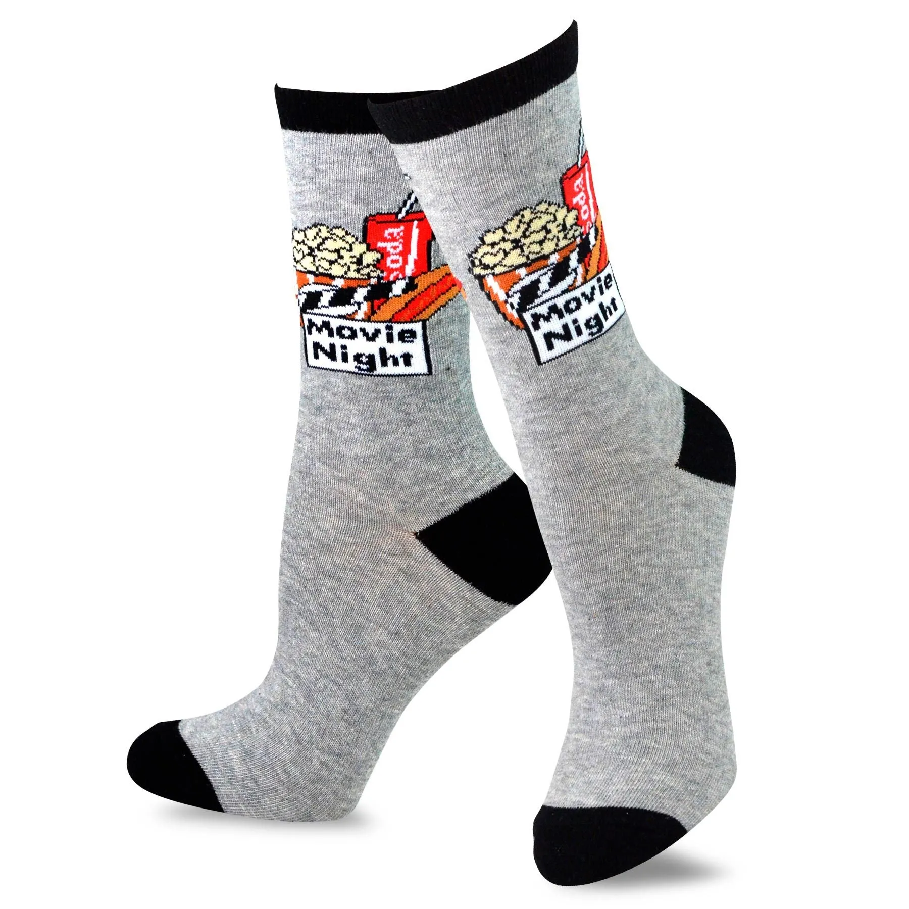 TeeHee Socks Women's Novelty Cotton Crew Style 3 6-Pack (12008)