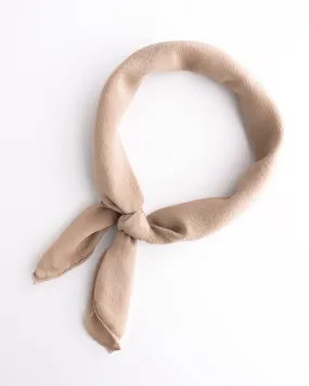 'The Scout' Washable Silk Scarf in Sand