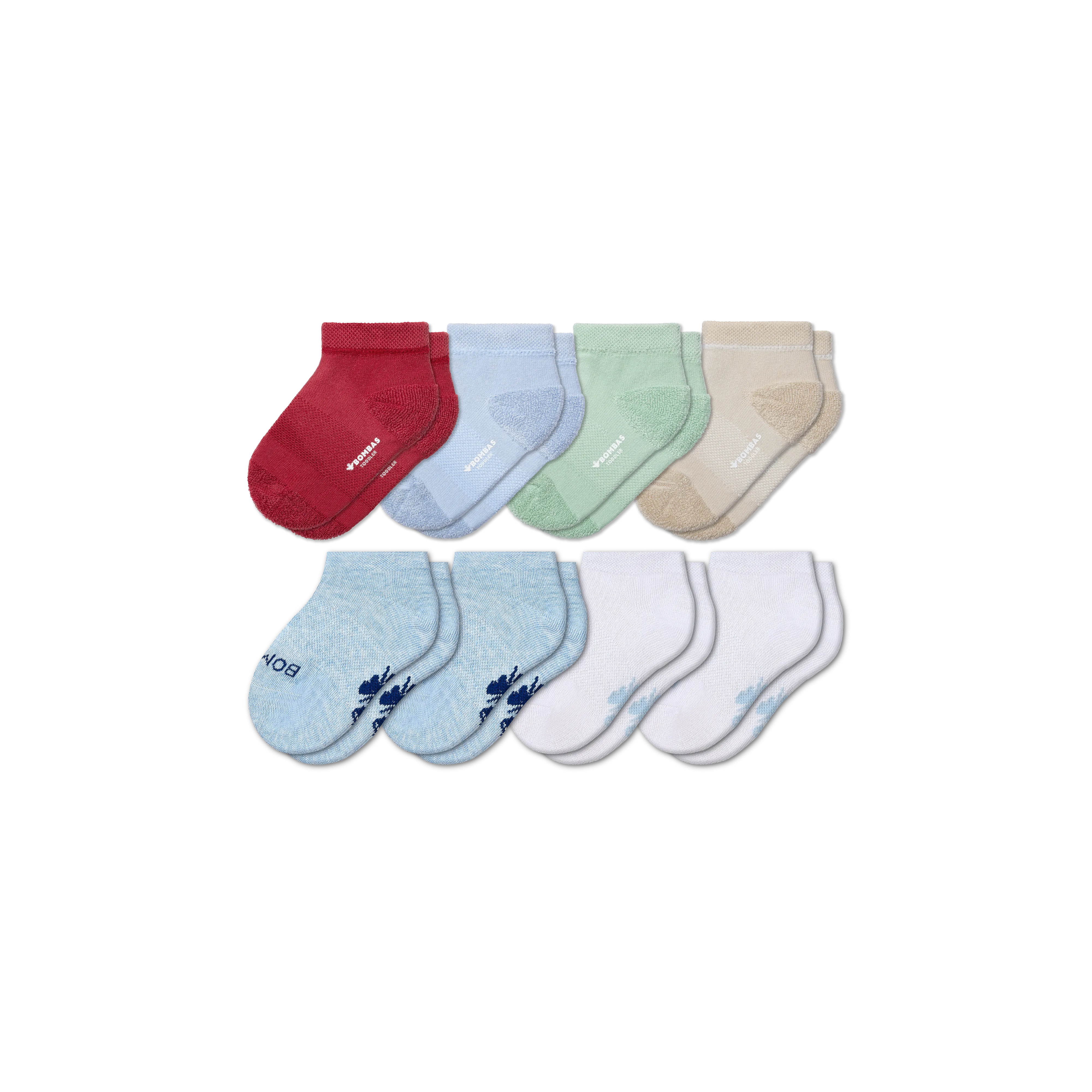 Toddler Lightweight Ankle Sock 8-Pack