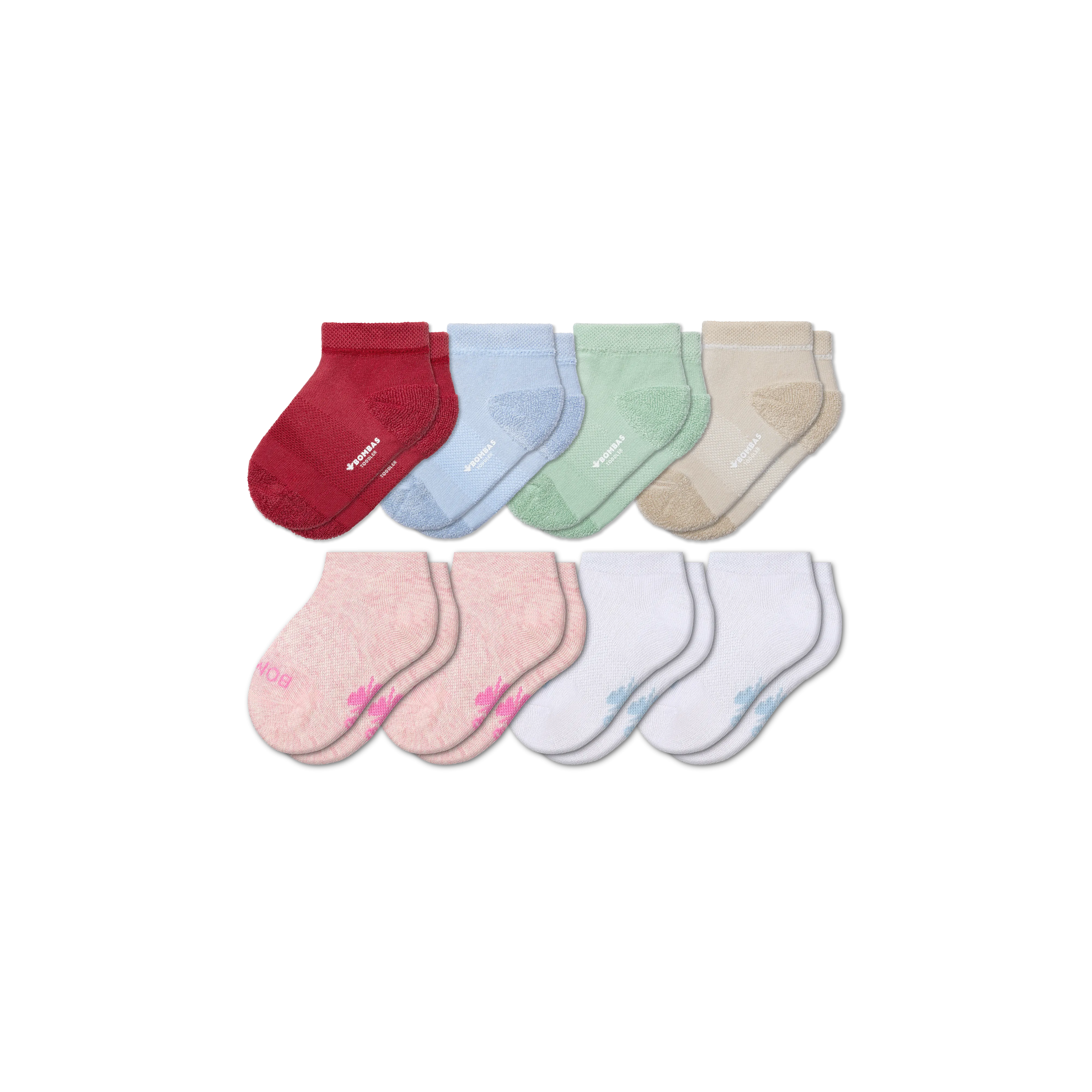 Toddler Lightweight Ankle Sock 8-Pack