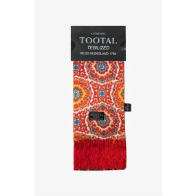 Tootal - Kaleidoscope Print Nectarine - Silk Scarf