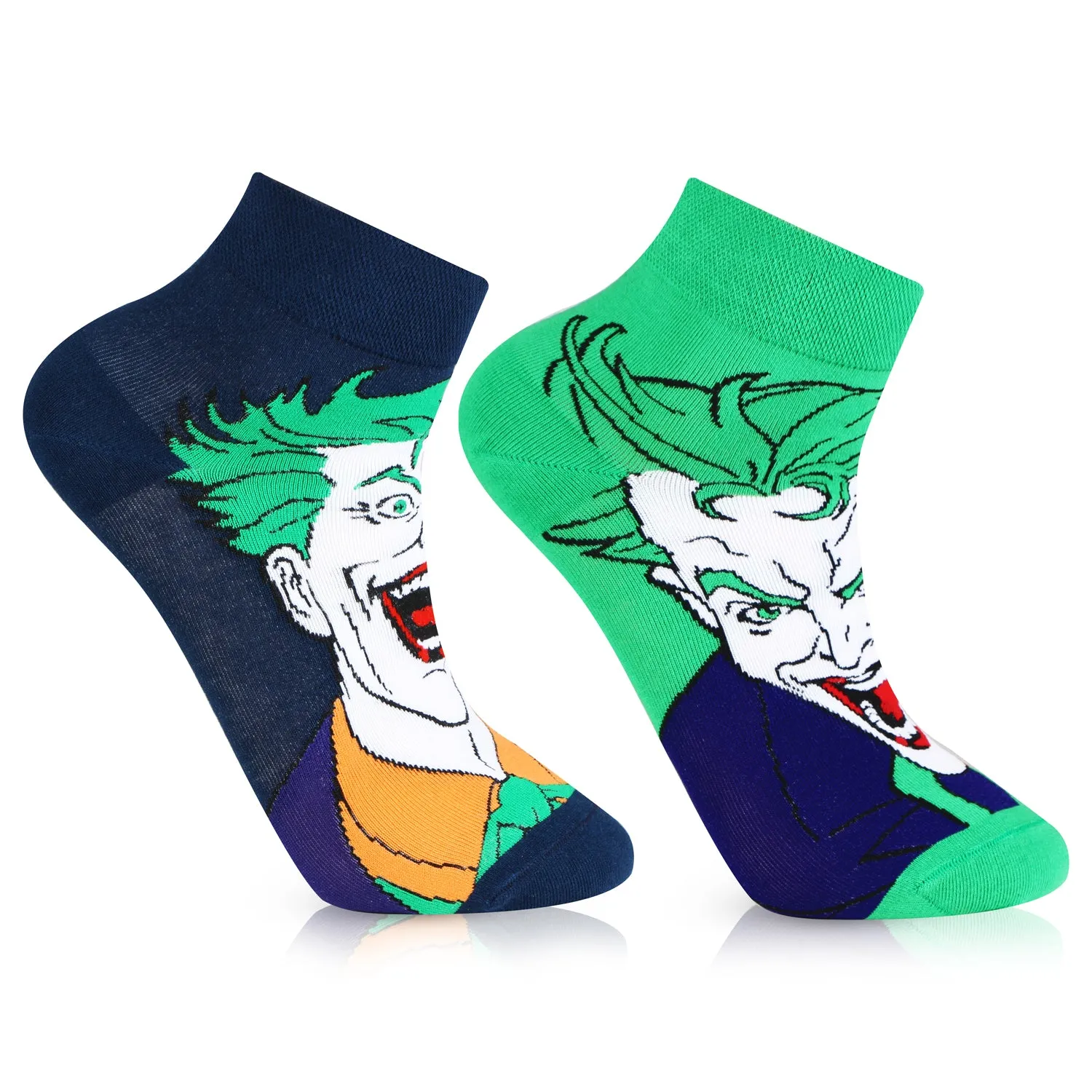 Unisex Ankle Length Joker Cotton Character Socks - Pack of 2