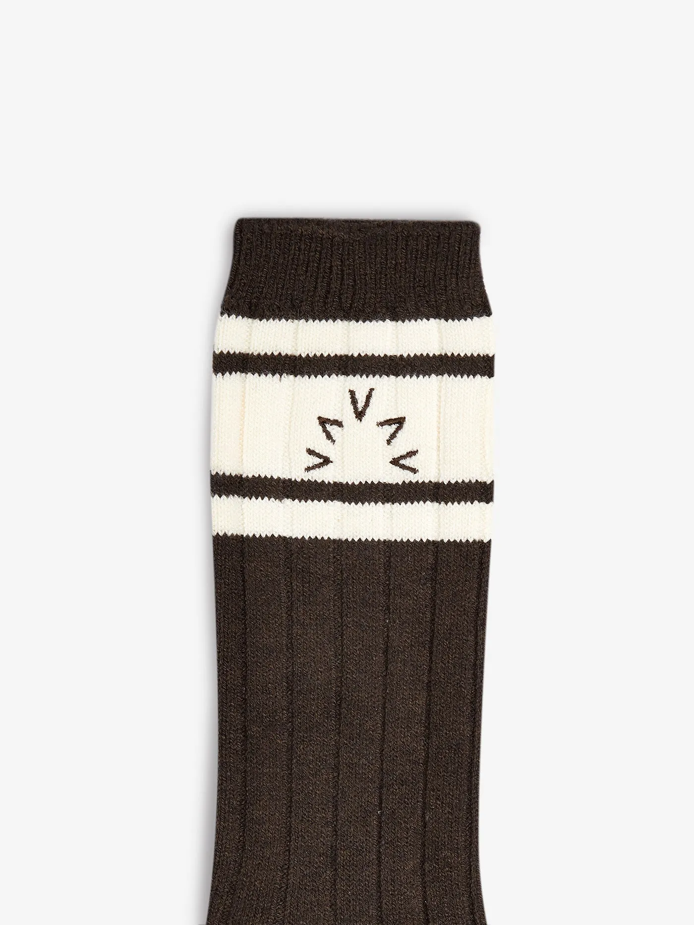 Varley Malissa Wide Rib Sock - Coffee Bean