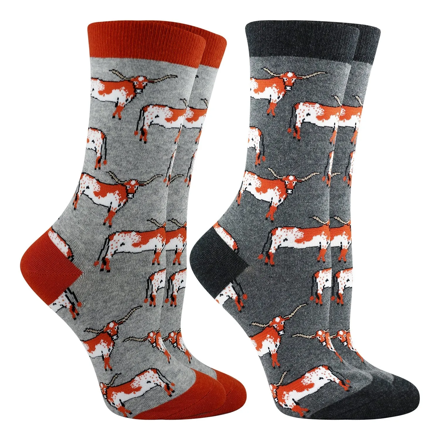 WHD Cows Socks 2-Pack or 1-Pack