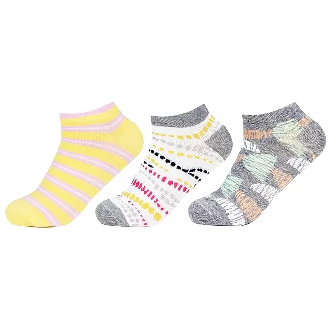 Women's Artisnal Style Secret length Socks - Pack of 3