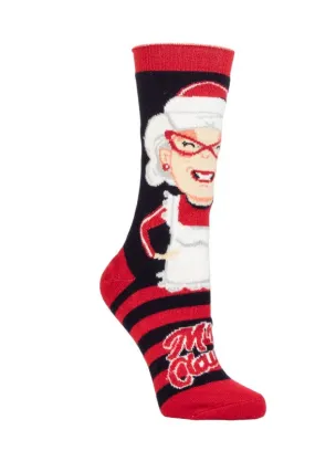 Women's Ellen Mrs. Santa ULTRA LITE® Crew Socks