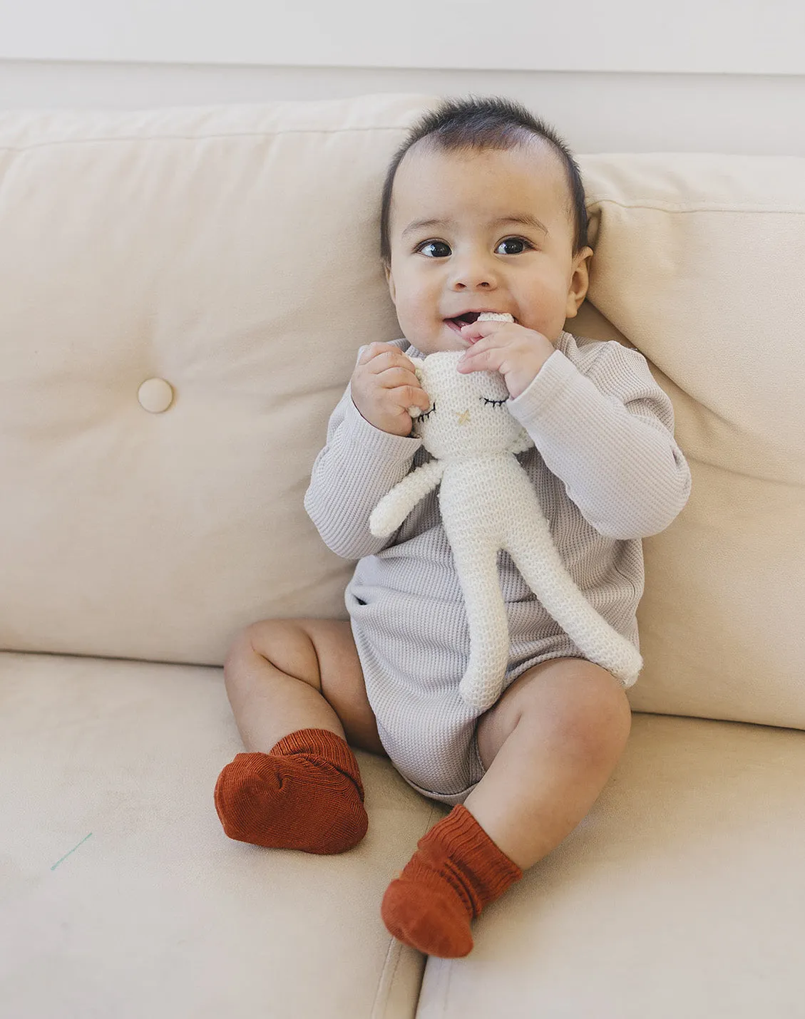 Wool Socks, Baby and Toddler, Terracotta