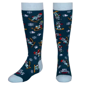 Youth Mid Volume Sock - Snow Bears