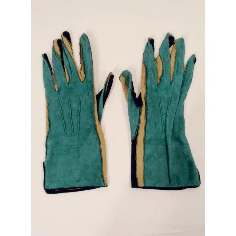 YVES SAINT LAURENT Suede Gloves