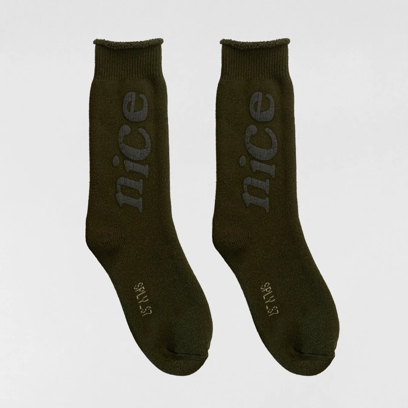 YZY 2018 F&F Naughty Or Nice Bouclette Socks By CPFM