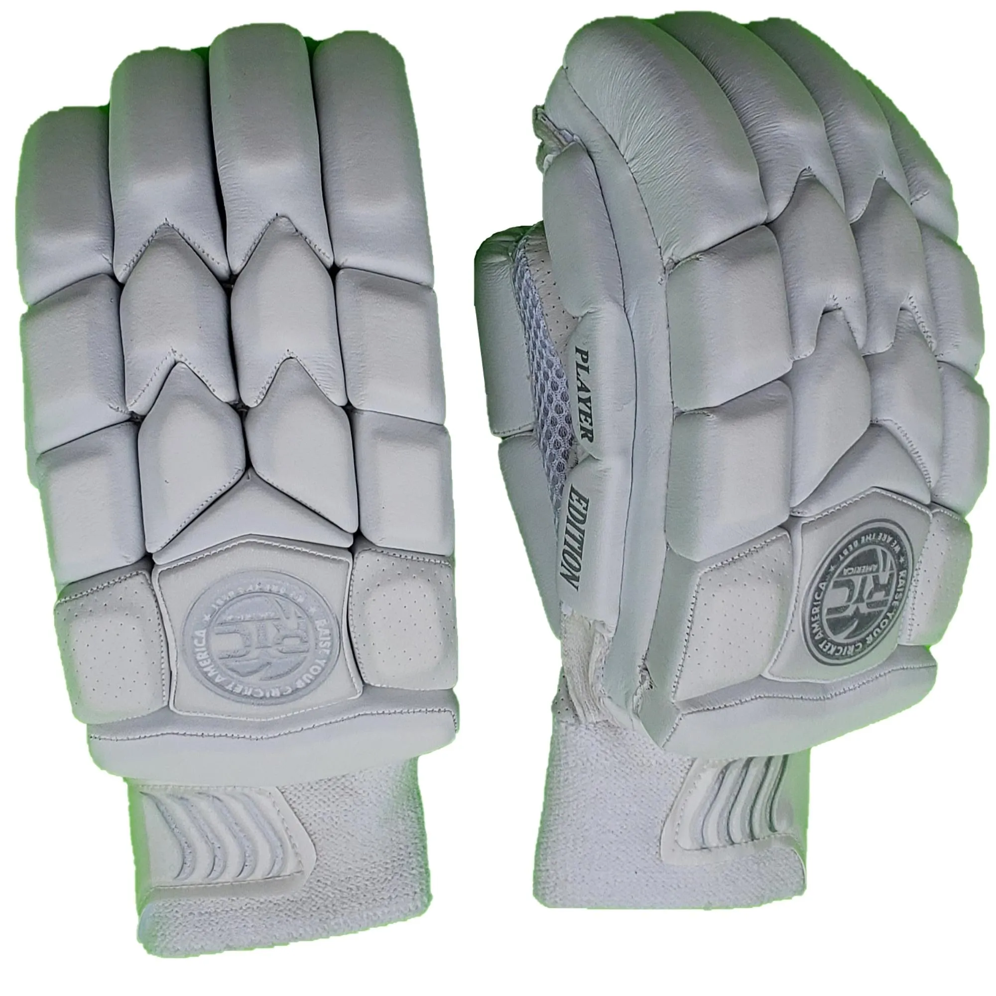 Zee Sports Batting Gloves RYC Player Edition White