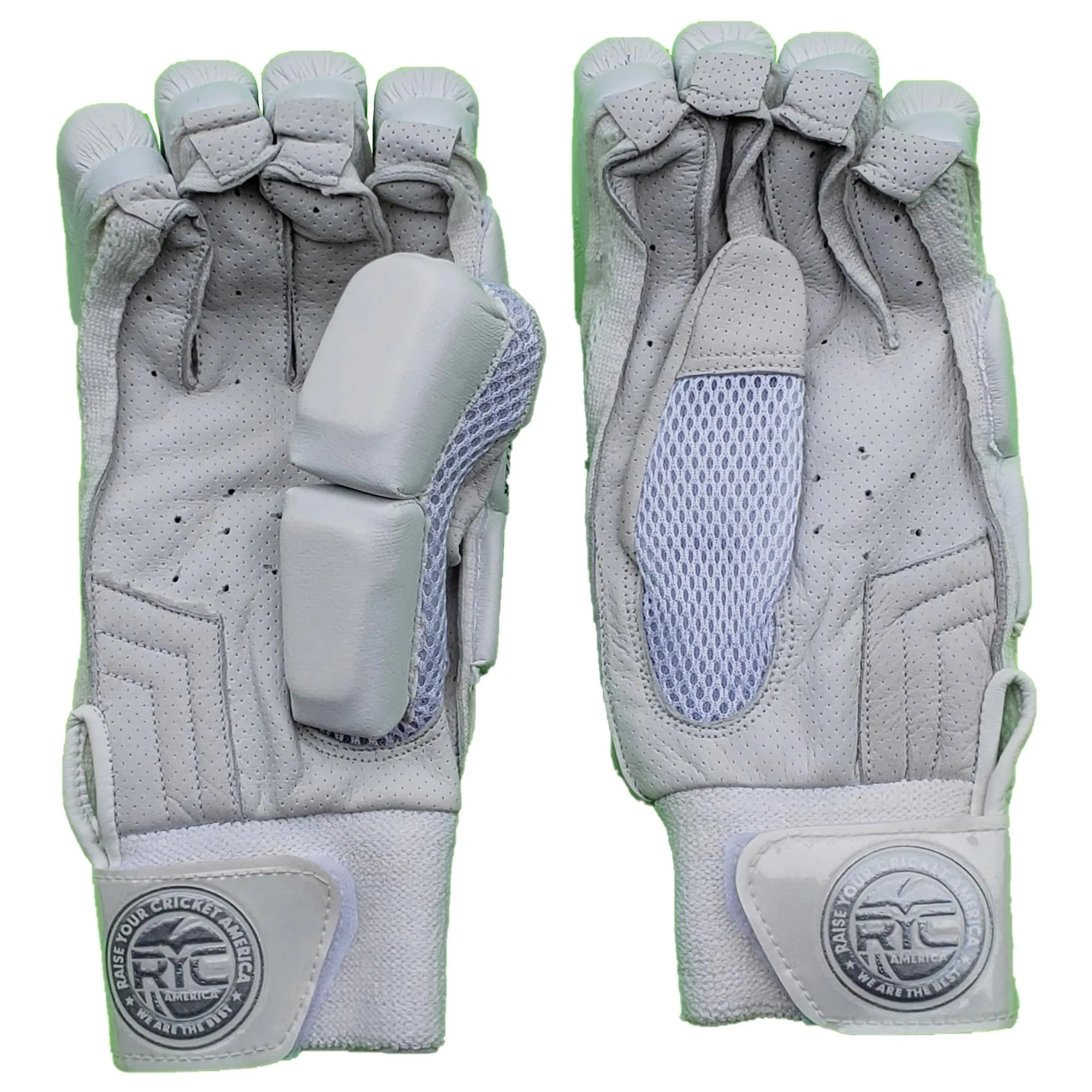 Zee Sports Batting Gloves RYC Player Edition White